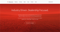 Desktop Screenshot of basic-software.com